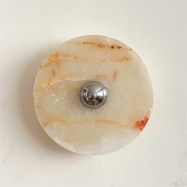 Arsole Round Jade Wall Lamp