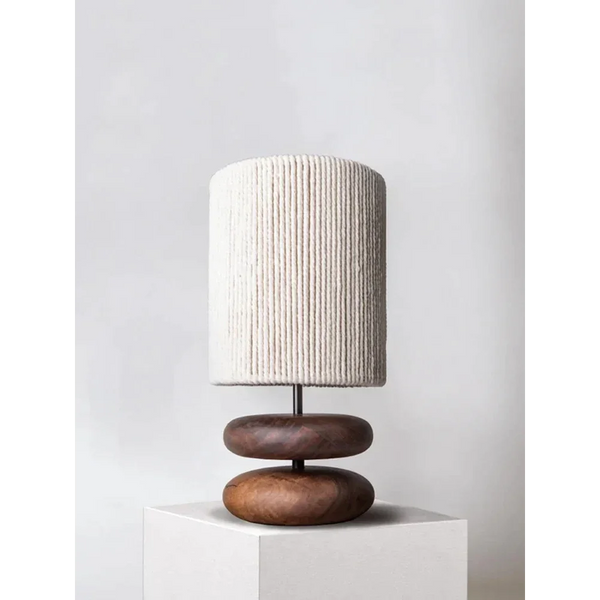 Zen Wood Bedside Lamp | Log or Walnut | CLZEN025