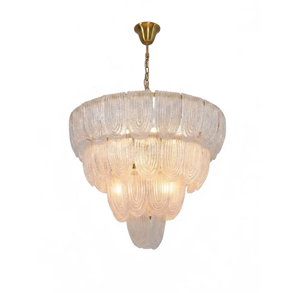 Rosamund Fluted Glass Cascade Chandelier
