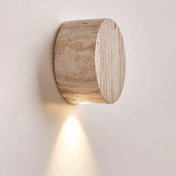 Izoren Classic Travertine Wall Lamp