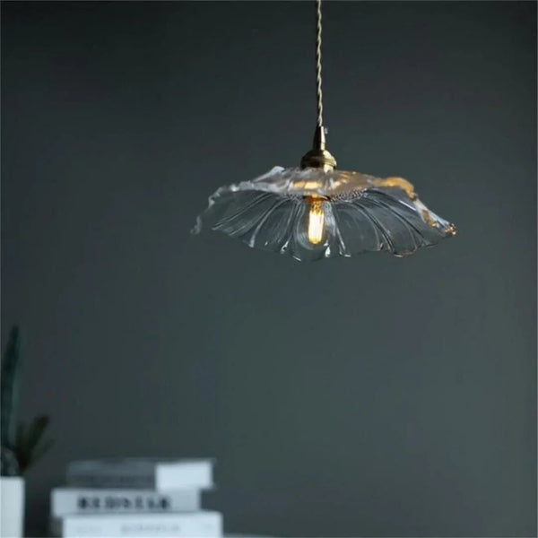 Lotus Glass Pendant Lamp
