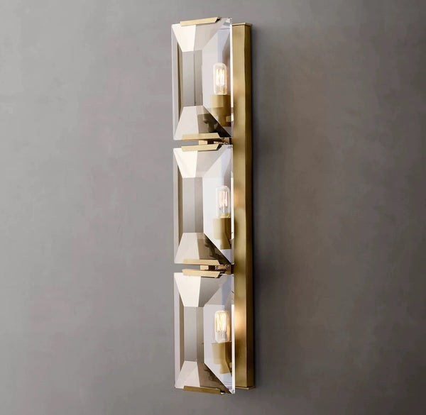 Triple Crystal Wall Sconce | CLUG032P