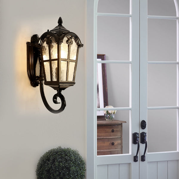 Evaner Vintage Lantern Retro Outdoor Wall Lamp