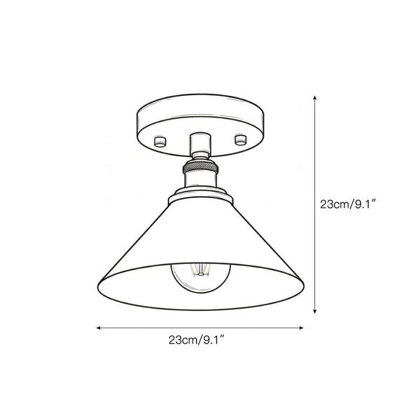 Aureleon Brass Minimalist Design Ceiling Lamp