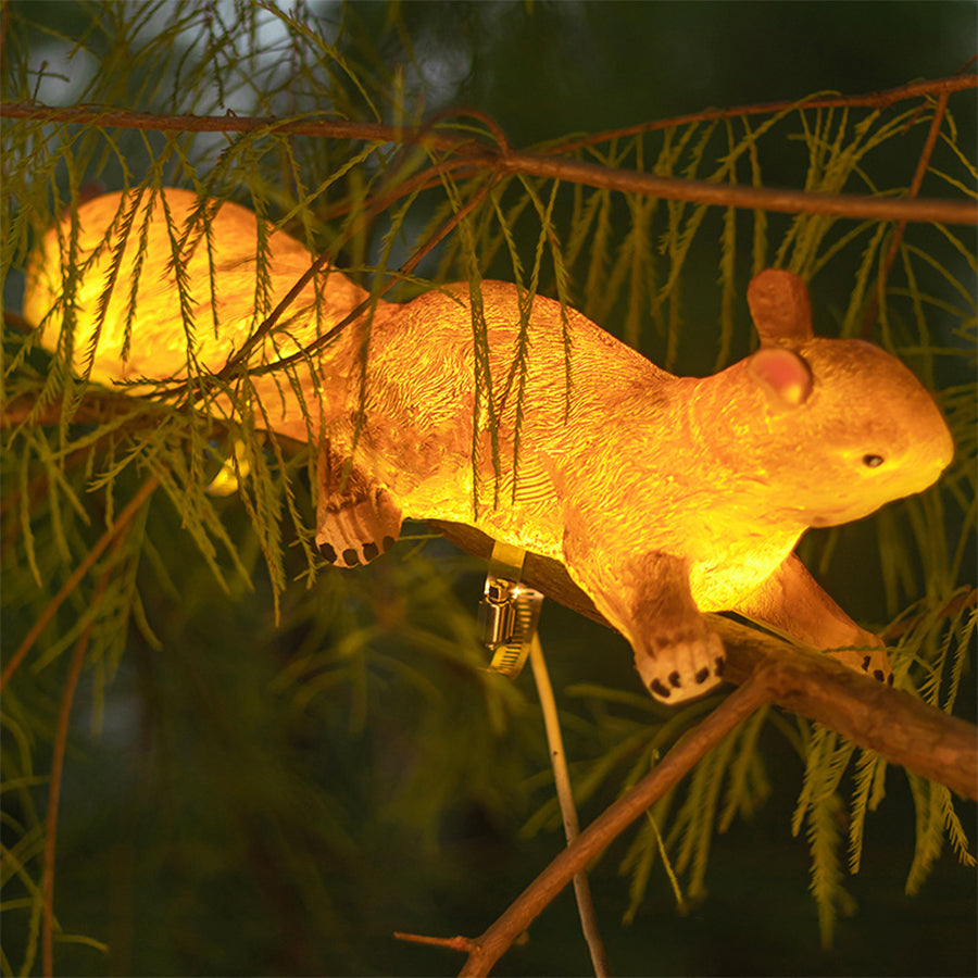 Nirorine Solar Animal LED Art Resin Outdoor Hanging Lights