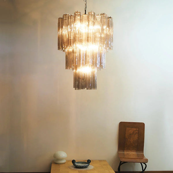 Elegant Smoke Tube Chandelier