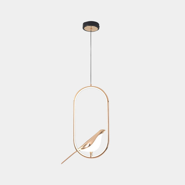 Pendant Light Unique Circular / Oval Magpie Bird LED