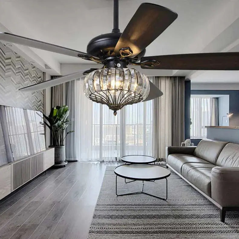 Tulis 52 Inch Chandelier Ceiling Fan With Light