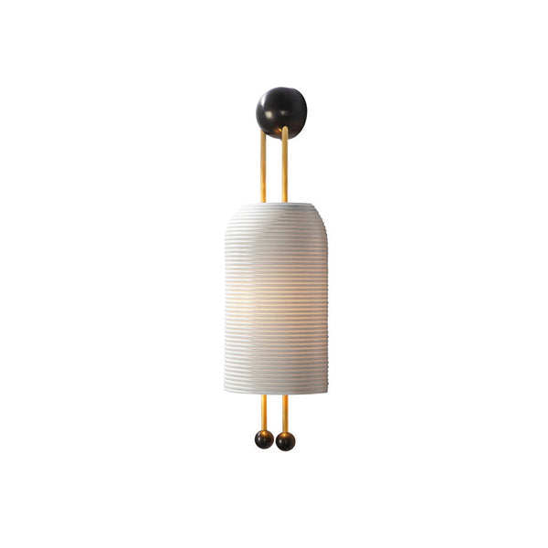 Zelaeora Glass Lantern Sconce Wall Lamp