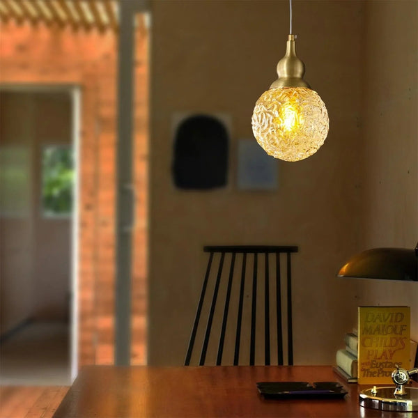Gourd Glass Pendant Lamp