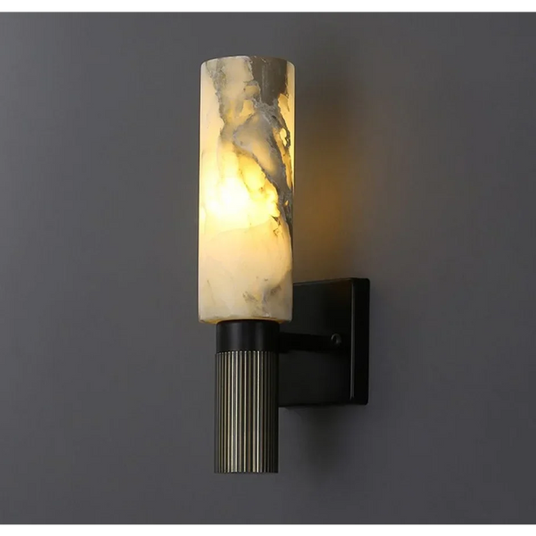 Marble Wall Sconce | Frosted Globe | CLMWS038