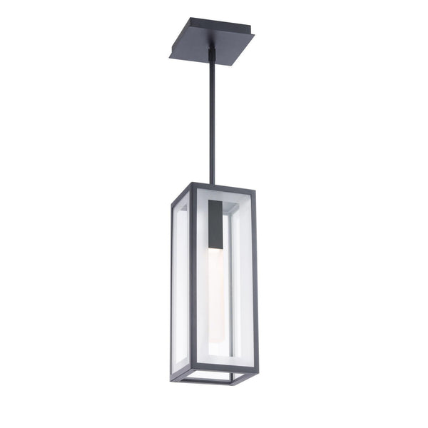 Ezra Travertine Cylindrical Pendant Light