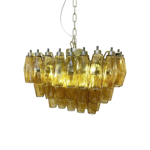 Amber Poliedri Chandelier