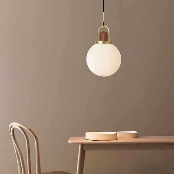 Glass Globe Splendor Pendant Light