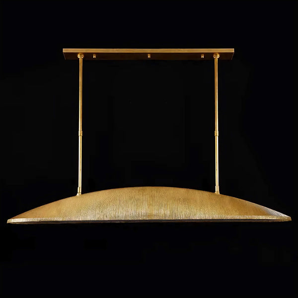 Linear Brass Pendant Light | CLMJU014
