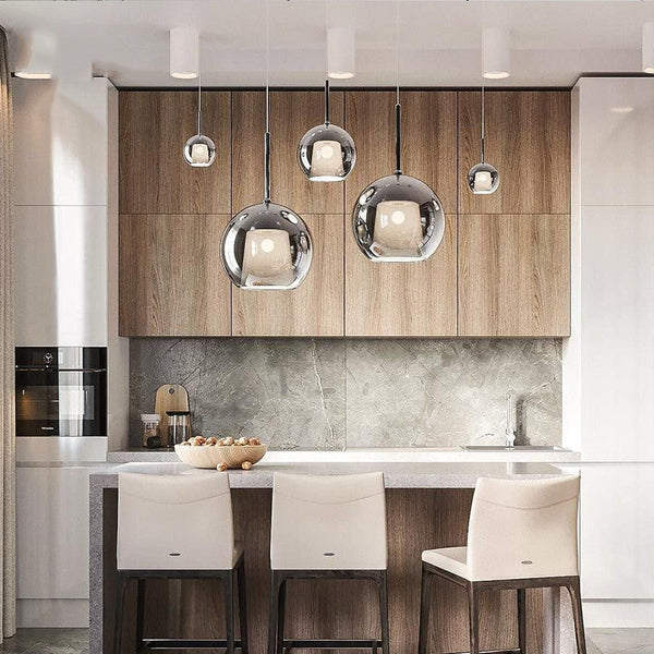 Valentina Pendant Light Glass Modern Sphere LED Dining Room