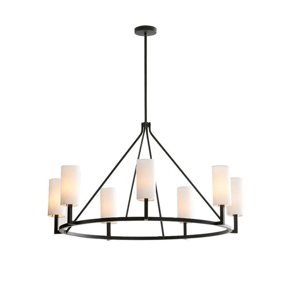 Vicariel Vintage Industrial Fabric Chandelier