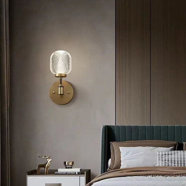 Antique Crystal Acrylic Wall Lamp