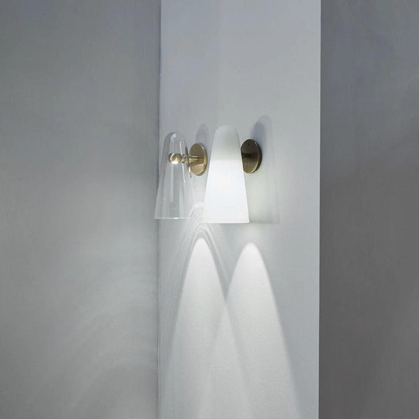 Yoke Glass Wall Lamp