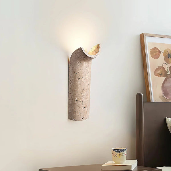 Travertine Hobart Wall Lamp