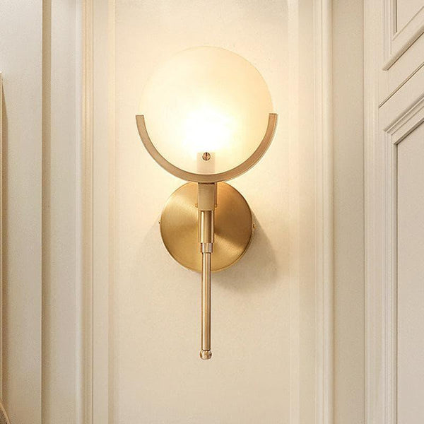 Ava Brass Wall Lamp
