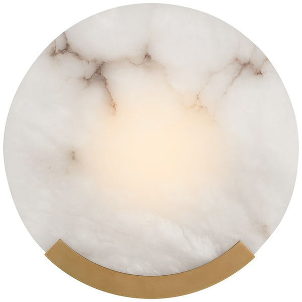 Avsolisra Round Alabaster Wall Lamp