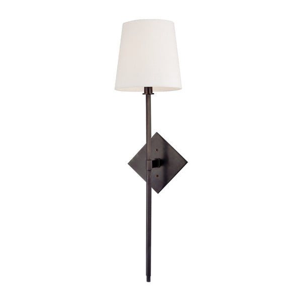 Kismet Brass Fabric Wall Lamp