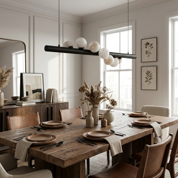 Nimbus Alabaster Bar Pendant Lamp