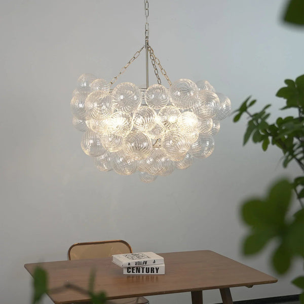 Longree Bubble Ball Swirled Glass Chandelier