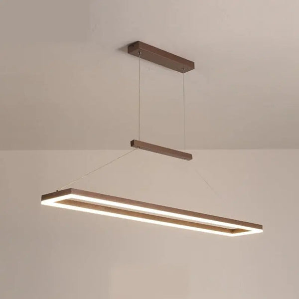 Line Rectangular Pendant Ceiling Lights for Dining Room
