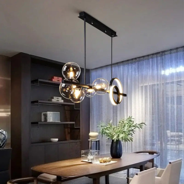 Zelda Modern Linear Bubble Chandelier