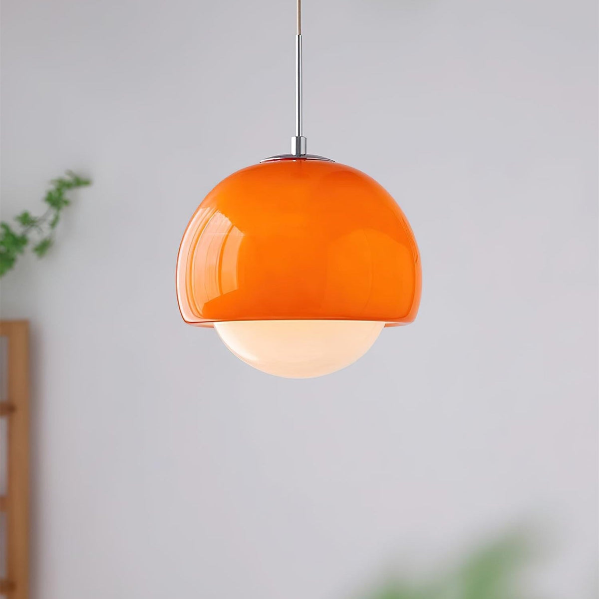 Pendant Light Glass Globe Retro Modern Style Colorful Soft Illumination