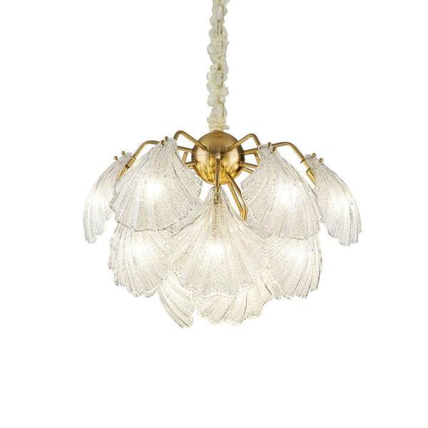 Ribbed Shell Chandelier