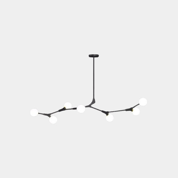 Chandelier Branch Glass Bubble Multi-Globe