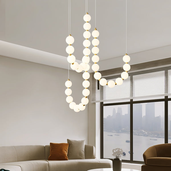Pearl Necklace Chandelier