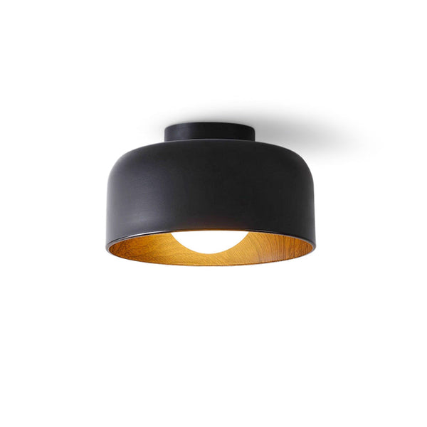 Wabi Sabi Woodgrain Metal Entryway Ceiling Light
