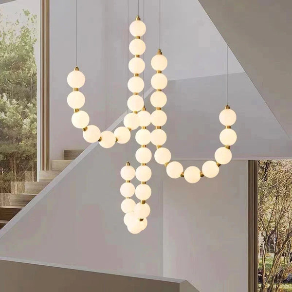 Lexi Modern Acrylic Orb Chandelier