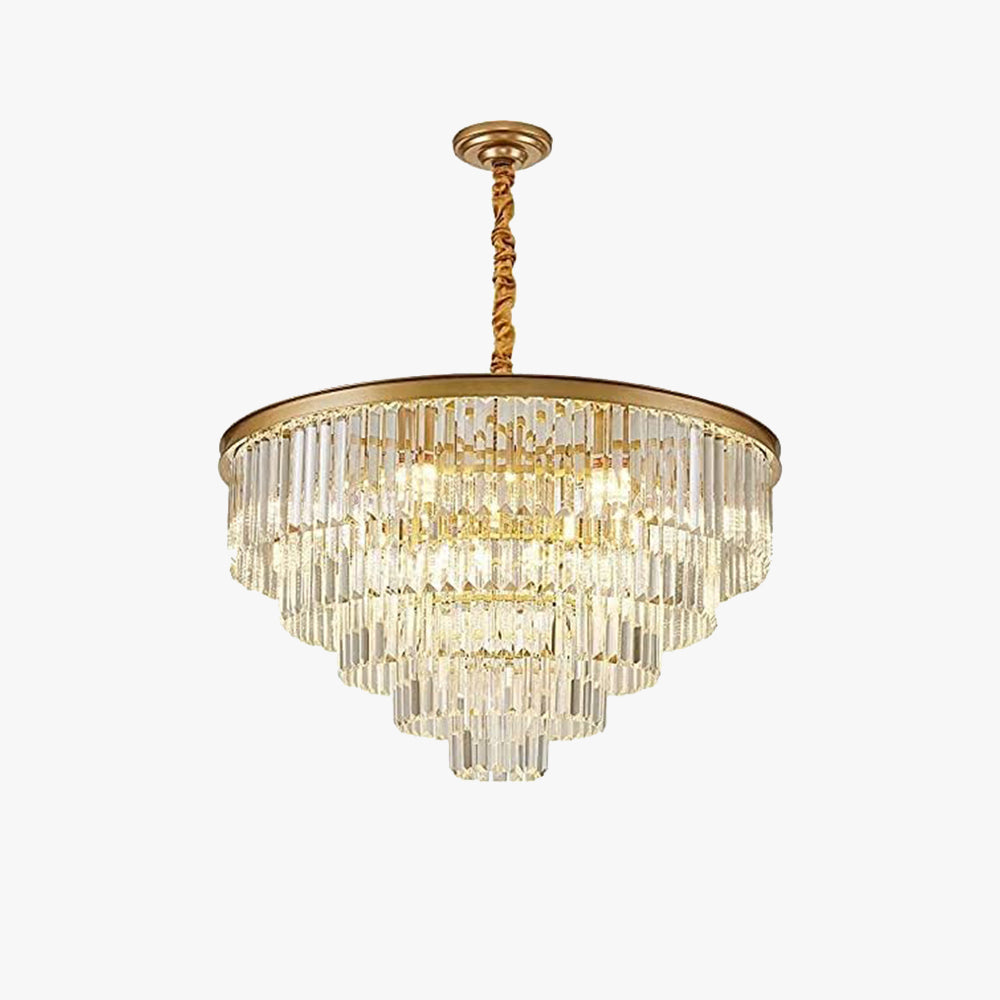 Kristy Modern LED Decorative Luxury Pendant Light Crystal Ring Bedroom Living Room