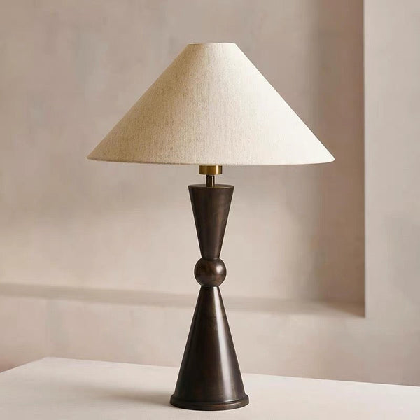 Bronze Table Lamp | Geometric Base | CLBVCR567