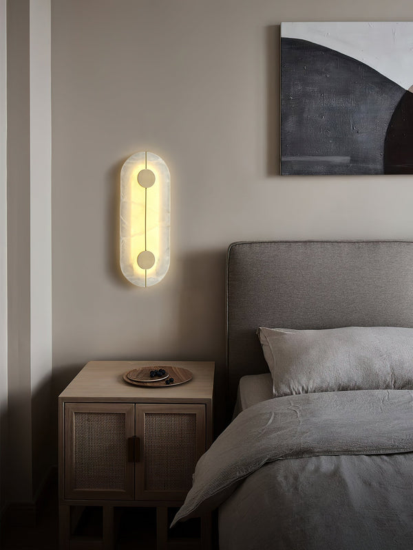 Waegnuvyo Alabaster Wall Lamp