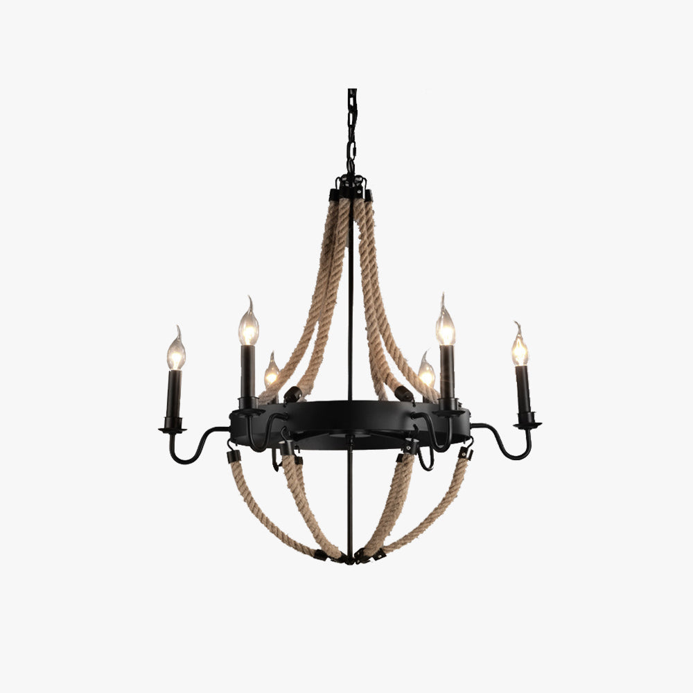 Epoch Vintage Loft Twine Pendant Light Metal Restaurant/Bar