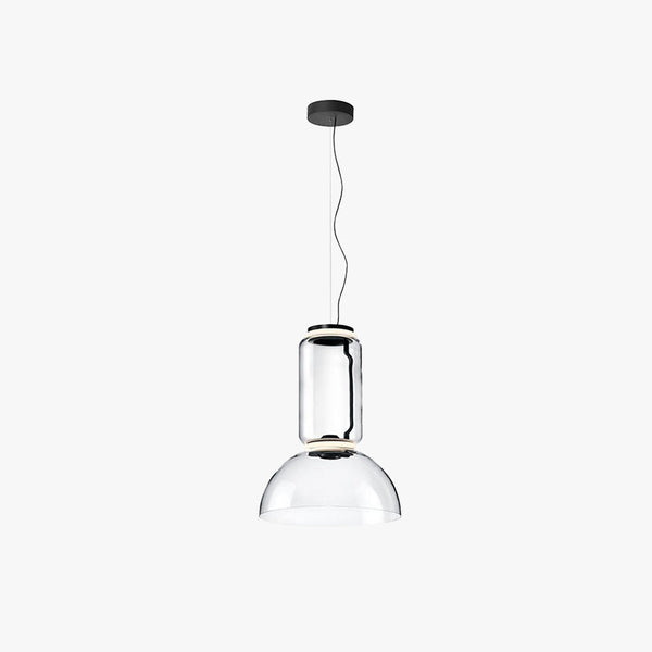 Valentina Minimalist Combination Glass Pendant Light, Clear
