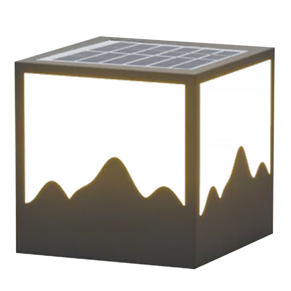 Orinaniella Landscape Silhouette LED Steel Outdoor Post Light
