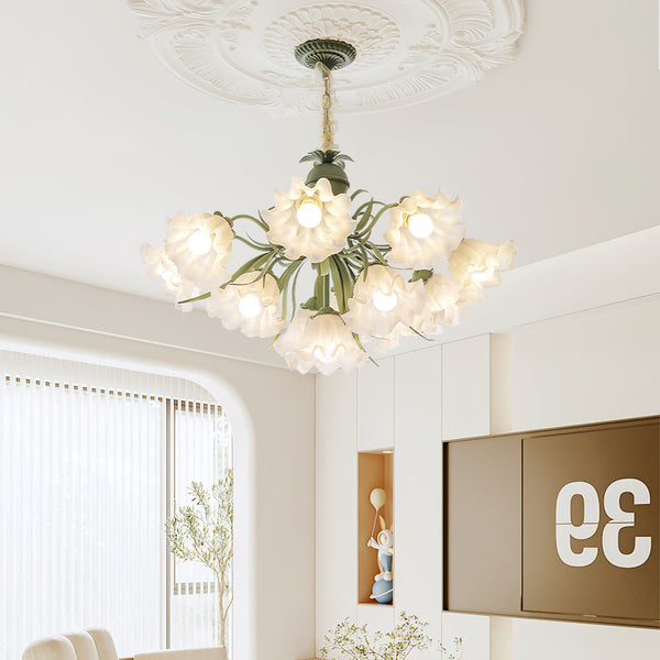 Lily of the Valley Flower Chandelier