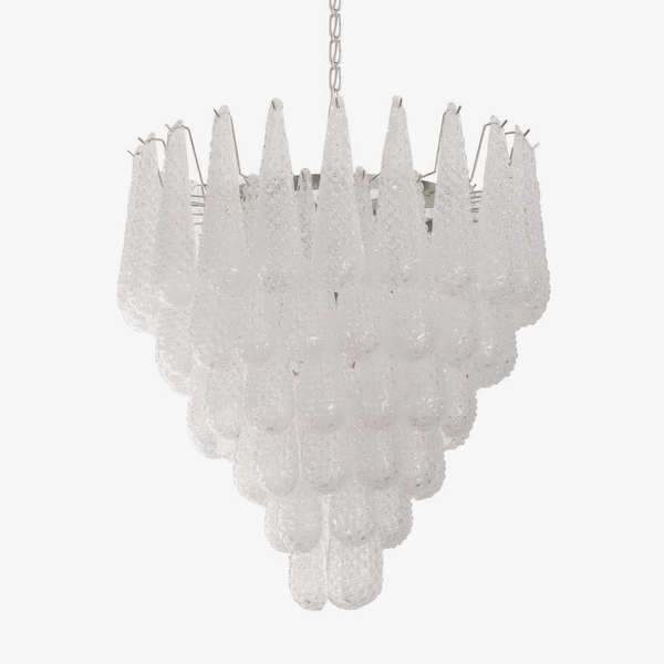Grid Glass Waterfall Chandelier