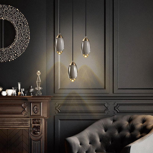 Brass crystal Pendant Lamp