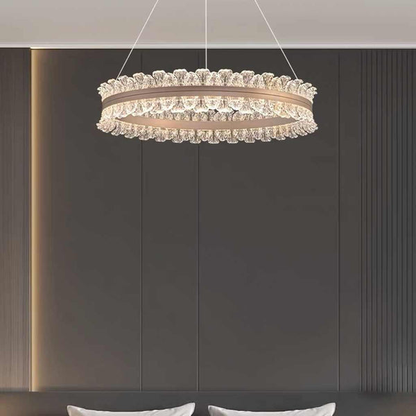 Pendant Light Chandelier Luxury LED Ring / Linear