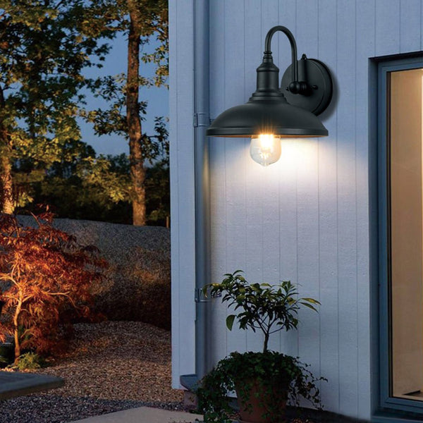 Guy Retro Induction LED Outdoor Wall Sconces Light