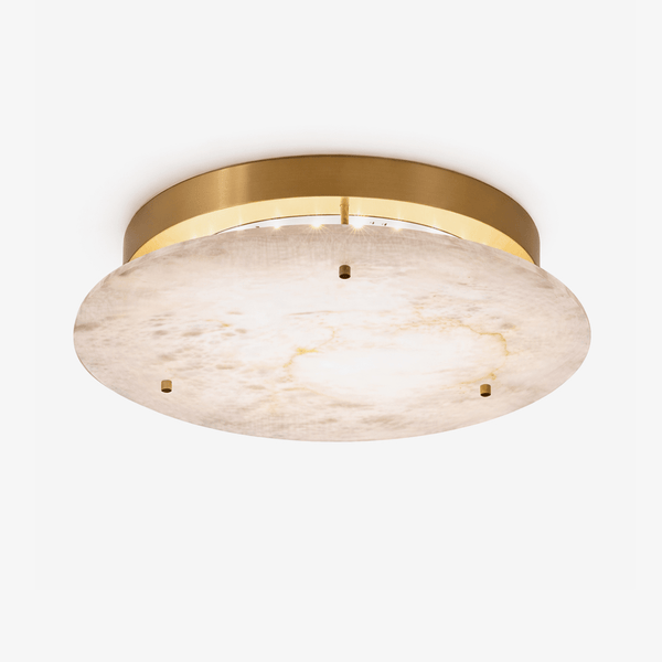 Alabaster Disc Ceiling Lamp