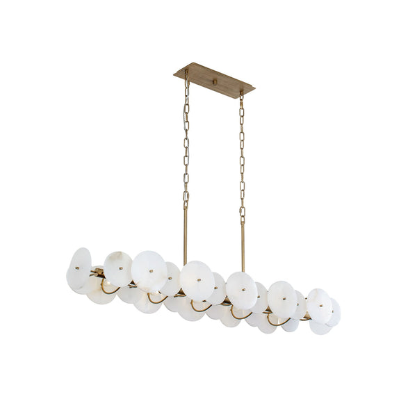 Avenoena Linear Alabaster Chandelier